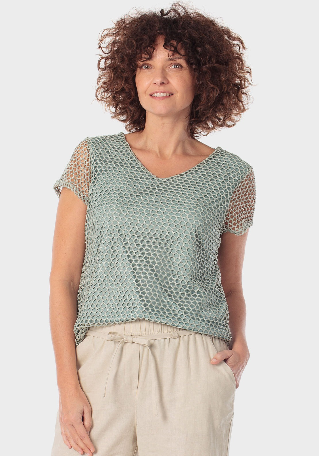 Mesh T-Shirt - Green
